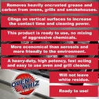 1 Gallon (128 Oz.) Oven-Whiz Oven & Grill Cleaner by FryOilSaver Co., Removes Tough Stains, Carbon, Grease & Food Burnt for BBQ Grills, Ovens, Grates for Home Kitchens, Restaurant, Food Trucks & Diner