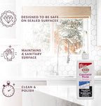 HOPE'S Countertop Restoration Polish, Streak-Free Kitchen Counter Cleaner, No Buildup on Countertops, Quartz, Marble, Corian, Composite, and Granite Polish, 8 Fl Oz, Pack of 2