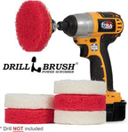 Bathroom - Cleaning Supplies - Drill Brush Power Scrubber Pads - Shower Cleaner - Bathtub - Bath Mat - Bathroom Sink - Tile Cleaner - Baseboard Cleaner - Vinyl Flooring - Hard Water Stain Remover