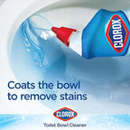 Clorox Toilet Bowl Cleaner Lime & Rust Destroyer, Automatic Toilet Bowl Cleaner, Healthcare Cleaning and Industrial Cleaning, 24 Ounces (Pack of 1)