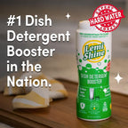 Lemi Shine Dish Detergent Booster, Hard Water Stain Remover, Multi-Use Citric Acid Cleaner 10 oz, Pack of 8