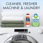 Glisten Washing Machine Cleaner, Helps Remove Odor, Buildup, and Limescale, Fresh Scent, Made in the USA, 12 Ounce Bottle, 3-Count, (Pack of 2)