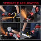 AOBEN Cordless Angle Grinder 4-1/2 inch, 21V Battery Grinder Kit, Power Electric Cut Off Tool, Brushless Motor, 2x4.0Ah Battery & Charger, for Metal Cutting, Grinding, Polishing