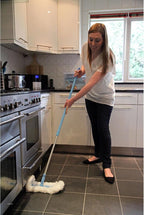 E-Cloth Flexi-Edge Floor & Wall Duster, Reusable Dusting Mop for Floor Cleaning, Floor Cleaner Ideal for Harword, Tile, Laminate and Other Hard Surfaces, 100 Wash Guarantee, 1 Pack