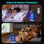 Bug Zapper Indoor Outdoor with LED Light, ZECHUAN Mosquito Killer Lantern, Electronic Fly Trap Insect Killer for Home, Backyard, Patio, Garden