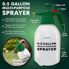 Nature's Freedom Outdoor Pet Odor Eliminator – Gallon Enzyme Cleaner with Pump Sprayer for Yard, Turf, Patios, Kennels, Concrete