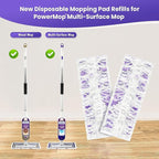 30 Pack Power Mop™ Pad Refills for Swiffer® PowerMop™ Multi-Surface Mop, Powermop™ Multi-Surface Mop Pad Replacement Kit