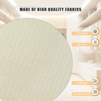 Hanging Closet Organizer, Easy Mount Foldable 5-Shelf Hanging Closet Wardrobe Storage Shelves, Clothes Handbag Shoes Accessories Storage, Washable Oxford Cloth Fabric, Beige