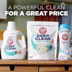 ARM & HAMMER Deep Clean Free & Clear Liquid Laundry Detergent, Free of Dyes, Perfumes and Phosphates, Suitable for Sensitive Skin, Dermatologist Tested, 102 Fl Oz, 68 Loads, (Pack of 2)