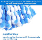 3 Pack Mop Replacement Heads for O-Ceda RinseClean Spin Mop, Microfiber Spin Mop Refills, Easy Cleaning Mop Head Replacement Refill