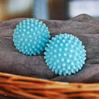 Dryer Balls 4 Pack - Non-Toxic Reusable Dryer Balls (Light Blue)