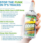 SweatX Extreme Odor Spray - Multipurpose No-Wash Deodorizer - Ideal for Shoes and Gym Clothing - Victory Scent (8 fl oz)