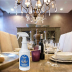Hagerty Chandelier Cleaner - Spray On Chandelier Cleaner Drip Dry Spray No Wipe - Crystal Cleaner for Chandeliers, Glass Cleaner Spray, for Crystal, Glass, Bronze, Metal - Sprays up to 25 Feet - 32 Oz