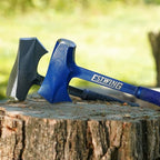 ESTWING Timber Titan - Blue 16" Wood Splitting Maul with Forged Steel Construction & Shock Reduction Grip - E6-TT4