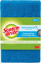 Scotch-Brite Zero Scratch Scour Pads, 6 in. x 3.8 in. (Blue) / 3-Pack