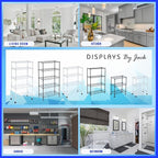 3 Tier Wire Shelving Unit Storage Rack, Metal Heavy Duty Utility Organizers, Organization Units for Metal Shelves, Pantry, Garage, Laundry Racks Durable Shelf Stand, 14"W x 24"L x 30"H, Chrome