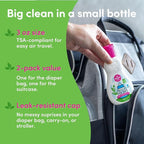 Dapple Baby Bottle Soap, Hypoallergenic Dish Soap for Baby Bottles, Powered by Plants, Travel Size, Fragrance Free, 3 Fl Oz (Pack of 2)