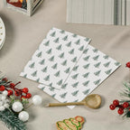 Horaldaily 50 Christmas Disposable Paper Decorative Guest Napkins, Christmas Tree Hand Towel for Party Lunch Dinner Kitchen Bathroom