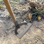 DOITOOL Hollow Garden Hoe 8.38X5.51 Inches Carbon Steel Farm Tool for Weeding Soil Loosening and Cultivating in Vegetable Gardens
