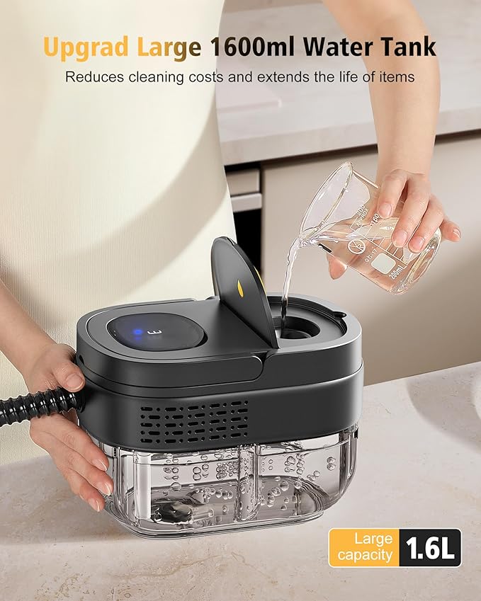 Steam cleaner for home,2500w Steamer for cleaning high pressure steam 3-Speed Adjustable Handle steam cleaner for Car,Home, kitchens