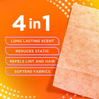 Bounce Intense Dryer Sheets, Vibrant Fresh, 80 Count, Scent Boosting Dryer Sheet Formulated to Fight Wrinkles and Static
