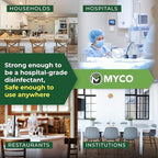 Myco Mold Control RTU – Ready-to-Use EPA-Registered Hospital Grade Disinfectant & Cleaner, Quat Formula for Mold Remediation & Bacteria Control, Commercial & Residential Use, 4 Gallon