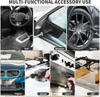 Handheld Steam Cleaner, 2500W High Pressure Steam Cleaner, 15s Fast Heating Portable Steamer for Cleaning with 17 pcs Accessories for Dirt, Grease, Grout, Tile,Floor, and Car (White)