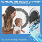 Washing Machine Cleaner Tablets, 24 Pack, Deep Cleaning Descaler and Suitable for Most Washer Machine Cleaner Front Loader and Top Load, Compatible with HE Models