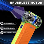 SDFM Electric Air Duster - 130000RPM Compressed Air Duster，3 Gear Adjustable Jet Dry Blower can Reusable Can for Computer Keyboard,Outdoors,Car,Home.… (Colorful)