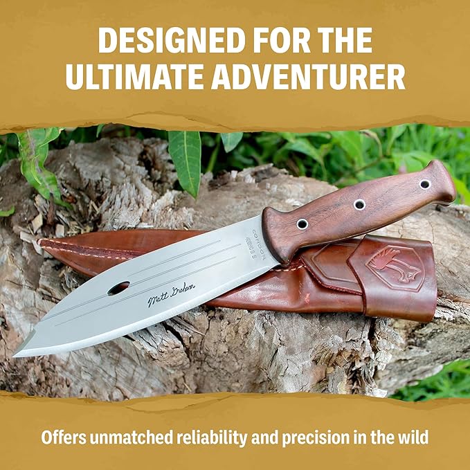 Condor Tool & Knife Bushcraft Parang Machete Knife - Heavy Duty Machete with Sheath - 1075 High Carbon Steel - High Impact Polypropylene Handle - Ballistic Nylon Sheath - 13in Blade - 22.9oz