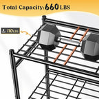 Metal Shelving 6-Tier Storage Shelves Unit with Hooks,Heavy Duty Garage Shelving with Leveling Feet,High Standing Shelf Organizer for Kitchen Pantry Bathroom Dorm,17.7”W×11.8”D ×72.2”H,Black