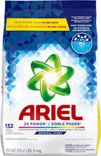 Ariel Powder Laundry Detergent, Original Scent, 211 oz, 132 Loads