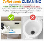 Bastion Toilet Tank Cleaner, Single Use 8oz (227g) Packet (*Not For Toilet Bowl*) Removes Rust, Calcium Deposits, Mineral Build Up, & Hard Water Stains