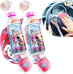 Travel Spray Bottle With Microfiber Cap - All Purpose Cleaner - Lavender (2 Pack)