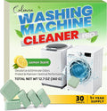 (30-Pack) Laundry Machine Cleaner, Washer Cleaner, for Front-Loaders, Top-Loaders, HE Machines, Easily Removes Residue, Septic Safe, Over a 12-Month Supply