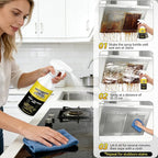 Power Spray，Multi-Purpose Stain Remover, A Powerful Cleaner，Quick Cleaning for Kitchens, Floors, Toilets, and Cars (120ml)