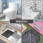 Pumice Stone, ARRITZ 7pcs Scouring Stick with Handle for Removing Calcium Buildup, Hard Water Rings and Rust, Suitable for Cleaning Toilet, Sink, Bathtubs, Tile, Stove, Grill