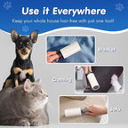 BEAUTURAL Lint Roller, Extra Sticky 360 Sheets for Pet Hair Removal, Dog and Cat Lint Remover 4 Pack, Upgraded Version