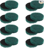 16pcs Kitchen Pads Power Scrubber Pads Set Electric Scrubber Replacement Scouring Pads fit for Dremel Versa Scouring Pads,Green