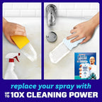 Mr. Clean Magic Eraser Foaming Sponge, All Purpose Cleaner, Dawn Cleaning Power, Wall, Sneaker, Oven Cleaner, Kitchen, Bathroom, Shower Cleaning Supplies, Scrubber, Ultra Foamy, 7ct