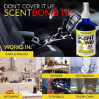 Scent Bomb Air Freshener Spray, Long-Lasting Odor Eliminator for Home & Car, Effective Deodorizer Spray for Kitchen, Bathroom, Fresh Room Spray & Smell Neutralizer, Pineapple
