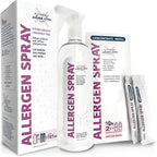 Allergen Spray, Pets, Dust Allergies & More, Air & Surface Control, Just Add Water, Bottle Plus Two Refills, Over 100oz Total