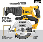 DEWALT 20V MAX Power Tool Combo Kit, 10 Tool Cordless Power Tool Set, 2 Batteries, Charger and 2 Bags Included, Dewalt Brushless Combo Kit (DCK1021D2)