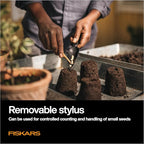 Fiskars 340110-1001 Seed Planting Trowel, Black