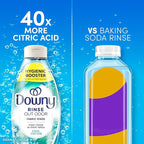 Downy Rinse Laundry Odor Remover, Cool Cotton Scent, 48 fl oz, Fabric Softener And Laundry Odor Removal Rinse, Fights Odors At The Source, HE Compatible