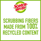 Scotch-Brite® Zero Scratch Scour Pad, 3 Scrubbing Pads, Non-Scratch Scouring Pads for Kitchen and Dish Cleaning (Pack of 2)