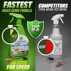 Green Guard Pest Control Spray - Indoor & Outdoor Killer of Ants, Roaches, Spiders & Other Crawling Insects, Safe Around Children & Pets, Plant-Based, Pleasant Scent (Citro Force, 32oz)