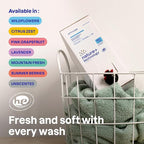 ATTITUDE Liquid Laundry Detergent Refill, EWG Verified, HE Compatible, Plant-Based & Vegan, Natural Laundry Soap, Unscented, 160 Loads, 135.26 Fl Oz
