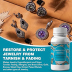 4 Oz. Clear, Protective Coating for Metal, Jewelry Coating, Jewelry Shield, Fast Drying Transparent After Curing, Long Lasting Protect Metal and Jewels from Wear, Rust