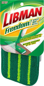 Libman Freedom Spray Mop Refill | Microfiber Mop | Household Essentials | Hardwood Floor Cleaner | Wall Mop | Cleaning Supplies | Floor Mop | Three Replacement Heads